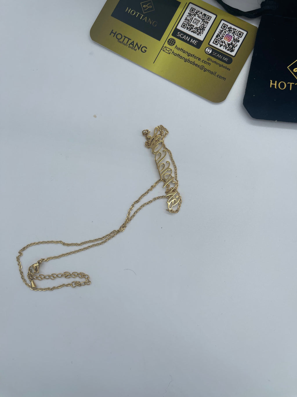 Hottang logo necklace